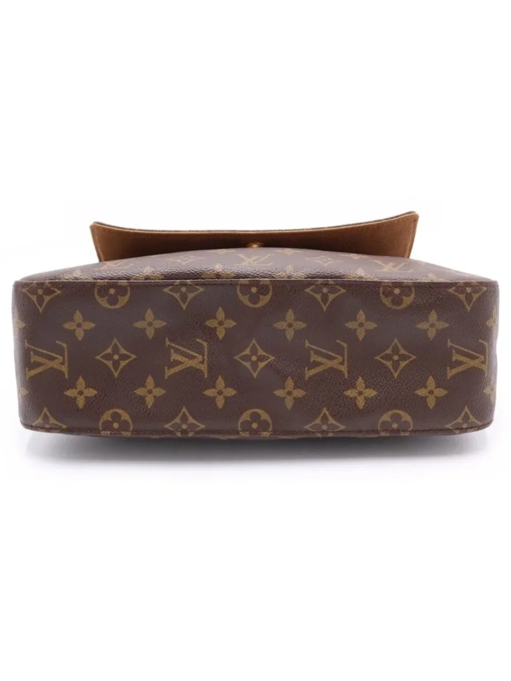 Louis Vuitton Mini Looping Shoulder Handbag Monogram Leather Brown